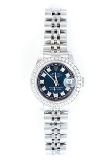 Ladies Rolex Datejust in Stainless with Diamonds