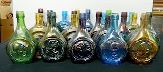 23 Wheaton commemorative bottles
