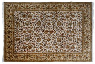 Indo Isfahan Wool Rug