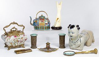 Asian Decorative Object Assortment