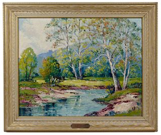 Ernest T. Fredericks (American, 1877-1959) Oil on Canvas