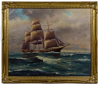 Gordon Grant (American, 1875-1962) Oil on Canvas