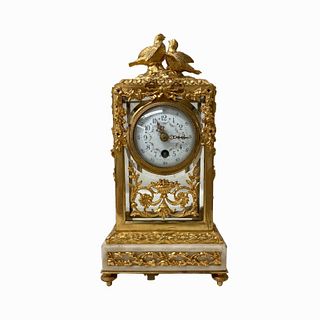 Rare French Bronze Mounted Clock