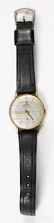 Omega 18k gold Seamaster wrist watch.