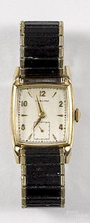 Hamilton 14k gold-filled wrist watch.
