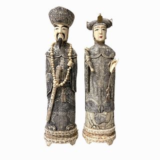 Chinese Bone Sculptures