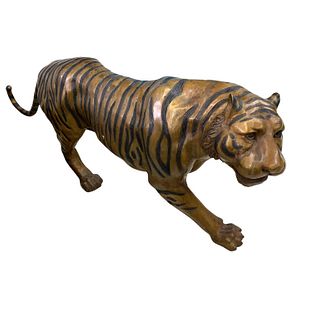 Large Bronze Tiger Sculpture
