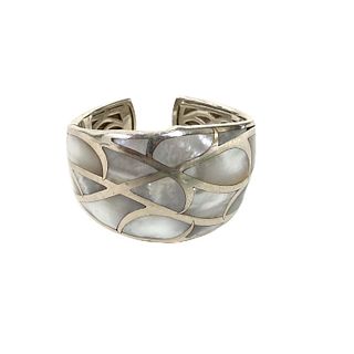 Sterling Silver with Mother of Pearl Bracelet