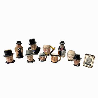 (11) Winston Churchill Misc Figurines