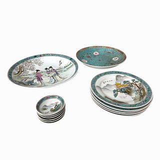(8)Piece 20th Century Chinese Porcelain Tableware