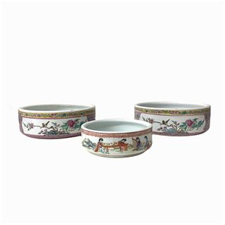 (3) 20th Century Chinese Porcelain Bowls