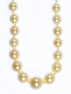 Mikimoto Silver and Graduated Pearl Necklace