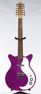 Danelectro DC12 Purple Sparkle Electric Guitar