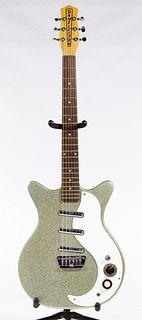 Danelectro DC3 Silver Sparkle Electric Guitar