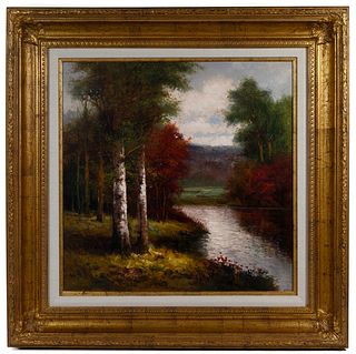 20th Century Landscape Oil on Canvas