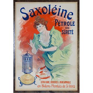 Jules Cheret (French 1836-1932) 'Saxoleine' Poster