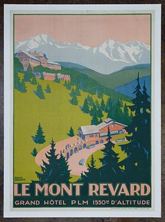 Roger Broders (French, 1883-1953) Le Mont Revard Poster