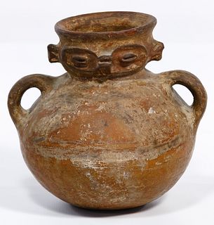 Pre-Columbian Style Nicoya Ceramic Figural Vessel
