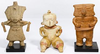 Pre-Columbian Style Pottery Figure Assortment