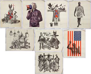 Bill Morrow Jackson (American, 1926,2006) Prints on Paper