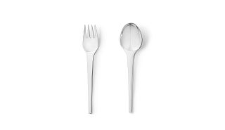 NEW Georg Jensen Caravel Child Set, Spoon #031 & Fork #082