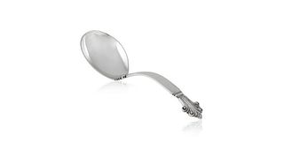 Georg Jensen Acanthus Compote Spoon #162 Curved Handle