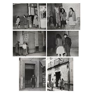 HERMANOS MAYO, Prostitutas, México, 1950, Unsigned Vintage prints, 5.4 x 6.8" each USD $270-$540