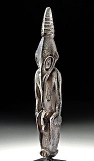 19th C. Papua New Guinea Sepik Wood Figure