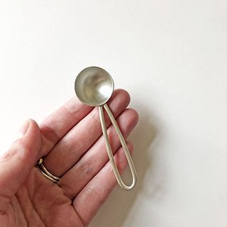 Single Small Spoon Large Looped Handle