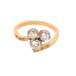 Victorian 18k Gold Diamond Ring
