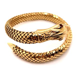 18k Snake Stretchable BraceletÊ