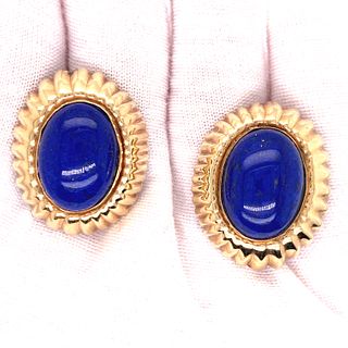 14K Lapis Lazuli EarringÊ
