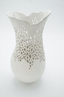 Tall Lace Vase