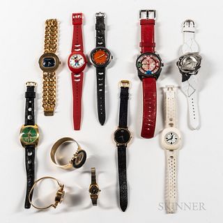 Group of Fashion Wristwatches