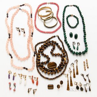 Group of Beaded and Costume Jewelry