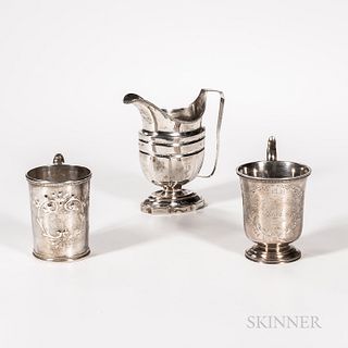 Three Pieces of Silver Hollowware