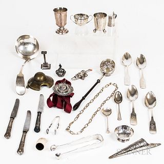 Group of Continental Silver Items