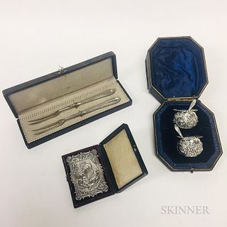 Three Boxed Silver Items