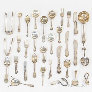 Group of Sterling Silver and Continental Silver Flatware