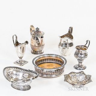 Group of Georgian Silver Tableware
