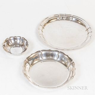 Three Pieces of Sterling Silver "Irish" Tableware