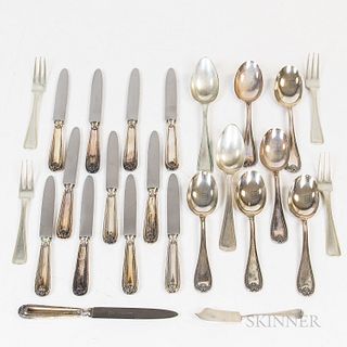Group of Dutch Silver and .800 Silver Flatware