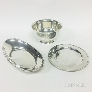Three Pieces of Sterling Silver Hollowware