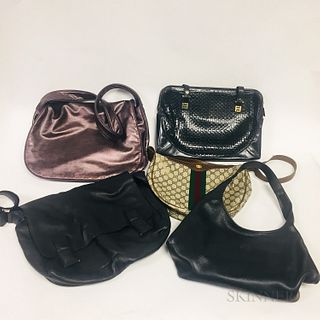 Five Designer Handbags