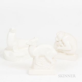 Three Wedgwood Skeaping Ceramic Animals