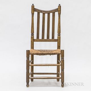 Turned Maple Bannister-back Side Chair