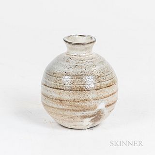 Yoshihiro Nishioka (Japanese, b. 1954) Studio Art Pottery Flower Vase
