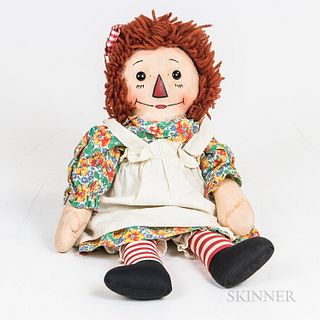 Georgene Novelties Raggedy Ann Cloth Doll