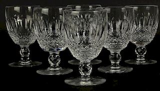 Set of six (6) Waterford "Colleen" Water Goblets.
