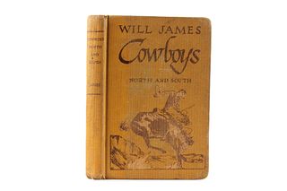 1923 1st Ed Cowboys North and South by Will James